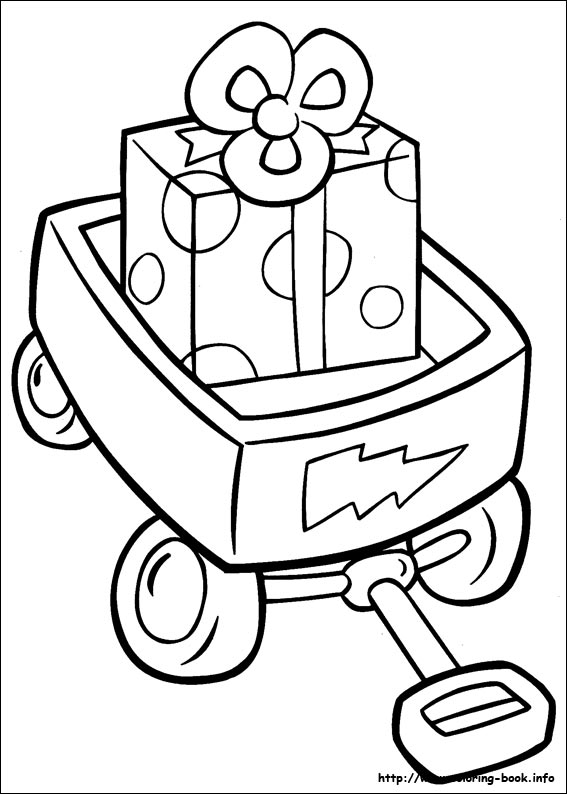 Plansa de colorat cu Iarna 314 240